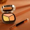 3 Colors Concealer Cream With LED High Pigment Brighten Moisturizing Concealer