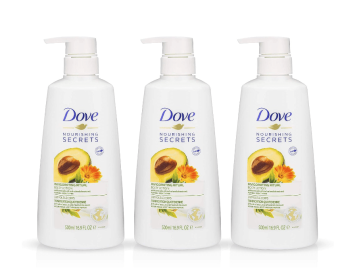 Dove Nourishing Rituals Invigorating Ritual Body Lotion;  16.9 fl oz (Count: 3)